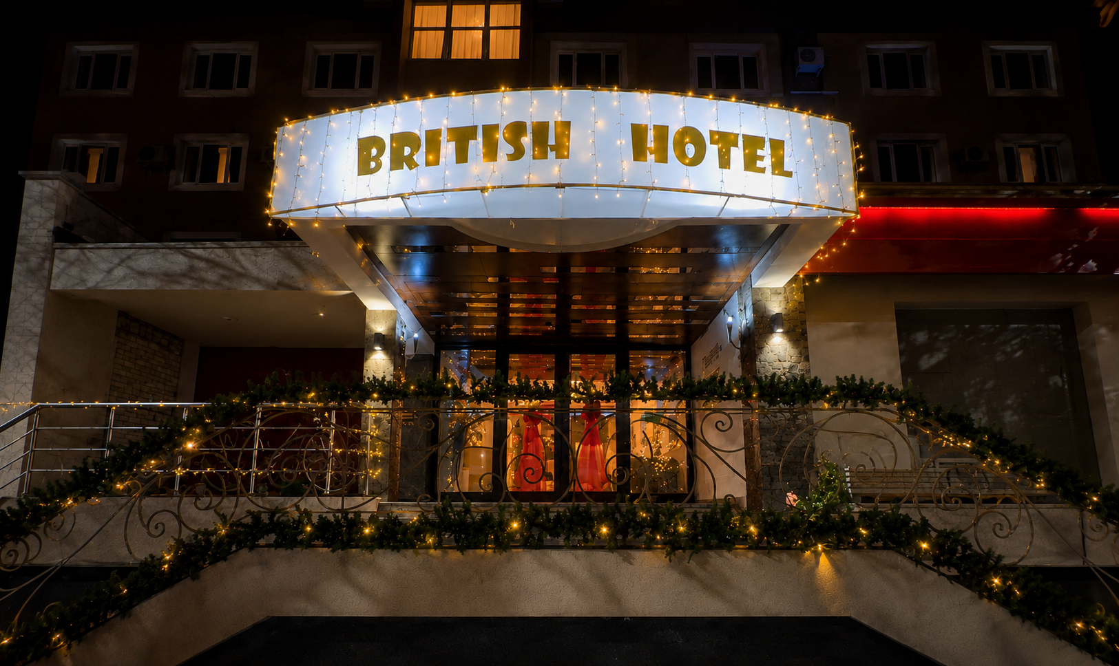 British Hotel Pogradec Exterior